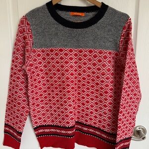 Women’s Joe Fresh Sweaters Red Navy and Red Size M